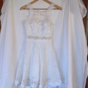 Windsor Lace Cutout Dress